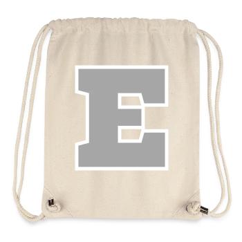Buchstabe e sport - Stanley/Stella recycelter Gym Bag - Naturweiß - Vorne