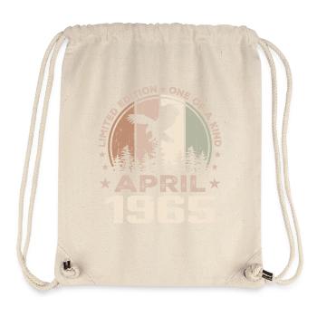 Incomparable since April 1965, 59th Anniversary - Stanley/Stella Recycled Gym Bag - natural - Front