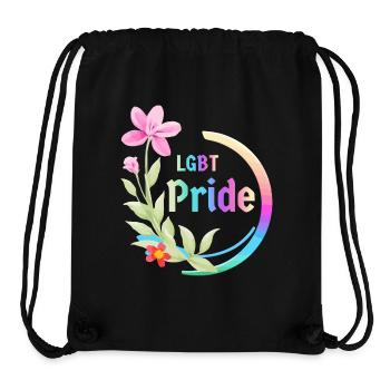 LGBT Pride - Stanley/Stella Recycled Gym Bag - black - Front
