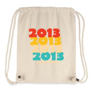 2013: Limitierte Auflage - 11-jähriges Jubiläum - Stanley/Stella recycelter Gym Bag - Naturweiß - Vorne