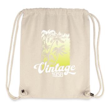 This legend was born in 1958 Birthday Retro - Stanley/Stella Recycled Gym Bag - natural - Front