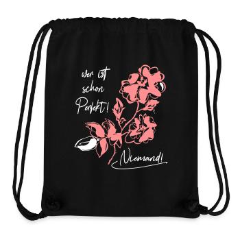 Who's Perfect, Rose - Stanley/Stella Recycled Gym Bag - black - Front