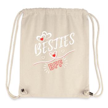 Beste Freunde Für immer BFF Freunde Andenken - Stanley/Stella recycelter Gym Bag - Naturweiß - Vorne