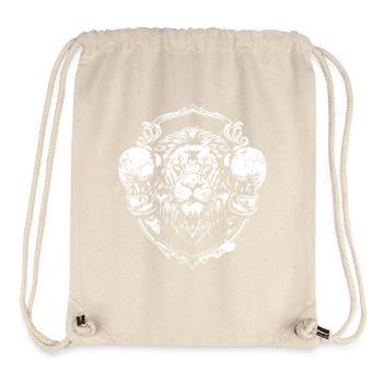 Lion Boxer Martial Arts MMA - Stanley/Stella Recycled Gym Bag - natural - Front