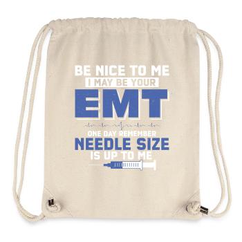 Je pourrais être votre ambulancier ambulancier un jour secouriste - Sac à cordon recyclé Stanley/Stella - blanc naturel - Devant