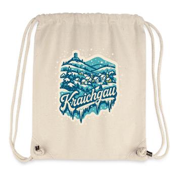 Kraichgau Winterlandschaft   - Stanley/Stella recycelter Gym Bag - Naturweiß - Vorne