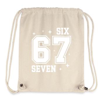 67 - Six Seven SixSeven 6-7  - Stanley/Stella Recycled Gym Bag - natural - Front