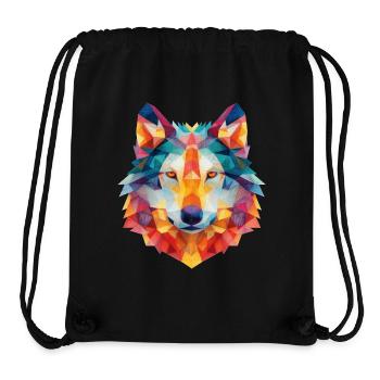 Wolf - Stanley/Stella recycelter Gym Bag - Schwarz - Vorne
