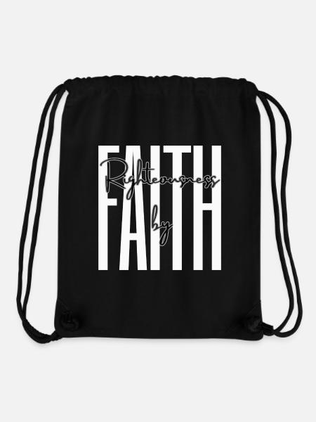 Righteousness by Faith - Stanley/Stella Recycled Gym Bag - black
