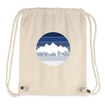 Berge - Stanley/Stella recycelter Gym Bag - Naturweiß - Vorne