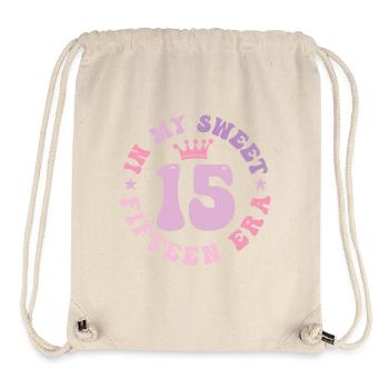 In My Sweet Fifteen Era 15th Birthday 15th - Stanley/Stella Recycled Gym Bag - natural - Front