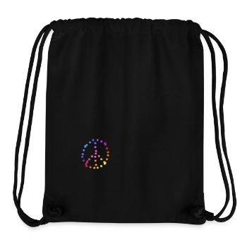 PEACESYMBOLYMUTICKOLOR - Stanley/Stella Recycled Gym Bag - black - Front