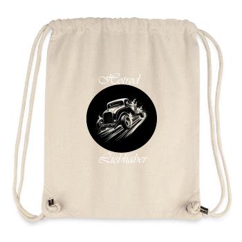 Hotrod Lover 2 white - Stanley/Stella Recycled Gym Bag - natural - Front