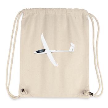 glider sailplane white - Stanley/Stella Recycled Gym Bag - natural - Front