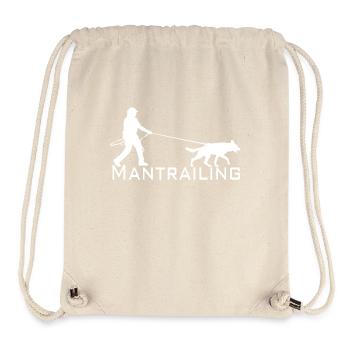 Mantrailing white - Stanley/Stella Recycled Gym Bag - natural - Front