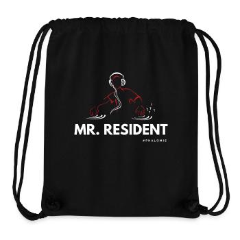 Mr Resident DJ Phalomis - Stanley/Stella recycelter Gym Bag - Schwarz - Vorne
