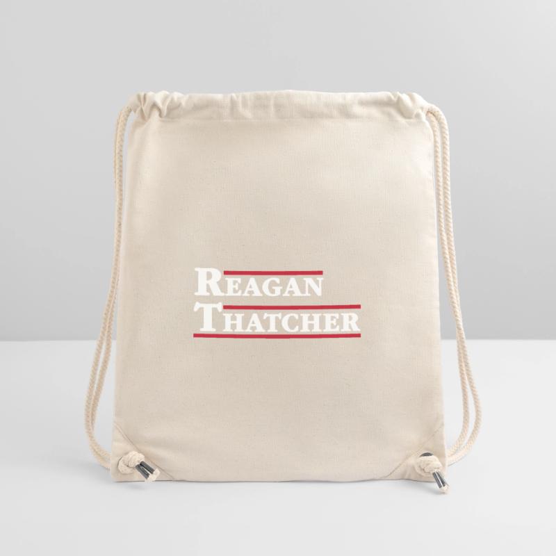 Reagan et Thatcher Sac à cordon recyclé Stanley/Stella