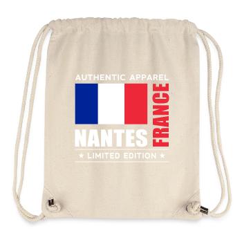 Nantes - Sac à cordon recyclé Stanley/Stella - blanc naturel - Devant