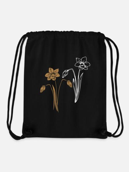 Osterglocken - Stanley/Stella recycelter Gym Bag - Schwarz