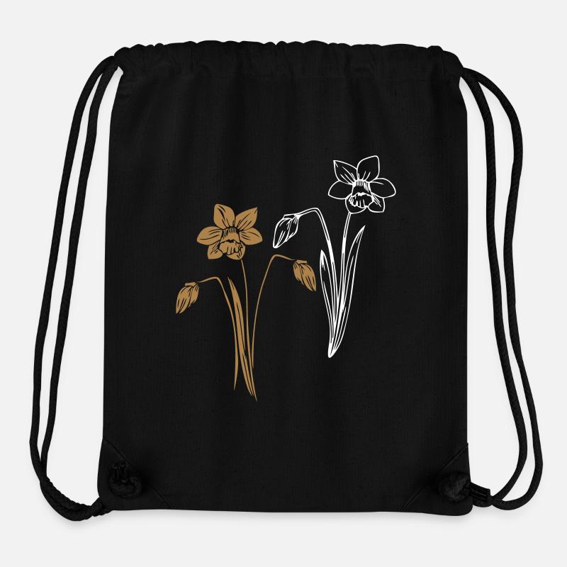 Osterglocken - Stanley/Stella recycelter Gym Bag - Schwarz