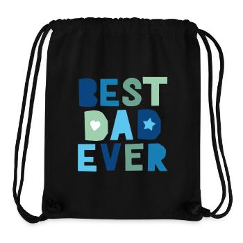 Best Dad Ever - Stanley/Stella Recycled Gym Bag - black - Front