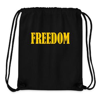 freedom - Stanley/Stella Recycled Gym Bag - black - Front