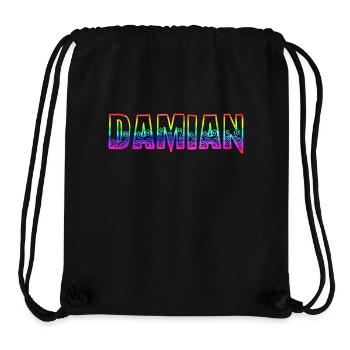 damian rs rainbow - Stanley/Stella Recycled Gym Bag - black - Front