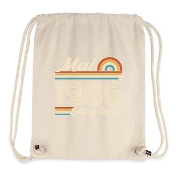 Mai 1986 - Sac à cordon recyclé Stanley/Stella - blanc naturel - Devant