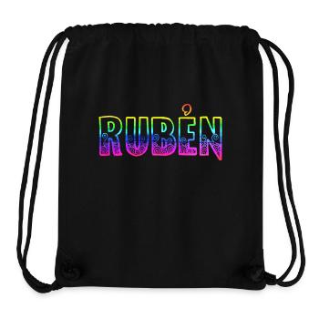 rubén rs regenbogen - Stanley/Stella recycelter Gym Bag - Schwarz - Vorne