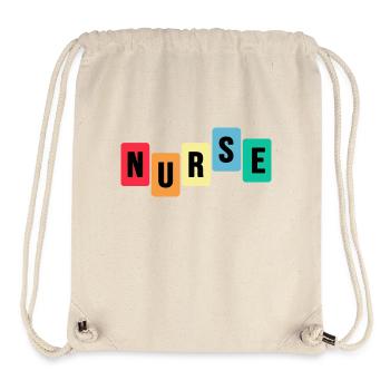 Nurse Hospital Nursing Emergency Room - Stanley/Stella Recycled Gym Bag - natural - Front