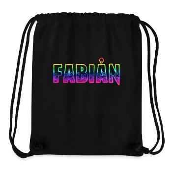 Fabian RS Rainbow - Stanley/Stella Recycled Gym Bag - black - Front