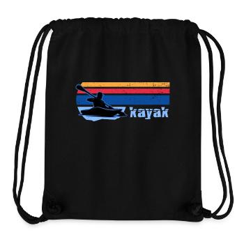 Kayak Kayak Tour Pagayer Kayak-Sun - Sac à cordon recyclé Stanley/Stella - noir - Devant