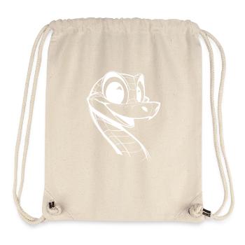 Cunning Snake Funny Snakes Drawing - Stanley/Stella Recycled Gym Bag - natural - Front