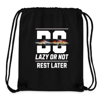 DO IT NOW – Motivational Hustle T-Shirt - Stanley/Stella Recycled Gym Bag - black - Front