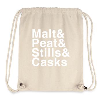 Malz & Torf & Stills & Fässer - Stanley/Stella recycelter Gym Bag - Naturweiß - Vorne