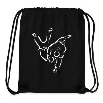 HANE Goshi, TECHNIQUES DE JUDO JUDO - Sac à cordon recyclé Stanley/Stella - noir - Devant