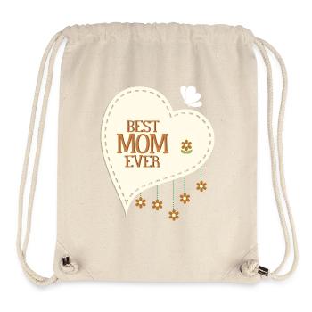Best Mom Ever - Stanley/Stella Recycled Gym Bag - natural - Front