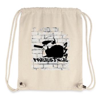 FREESTYLE RAP - Stanley/Stella Recycled Gym Bag - natural - Front
