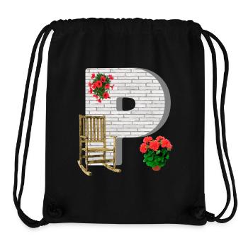 garten p - Stanley/Stella recycelter Gym Bag - Schwarz - Vorne