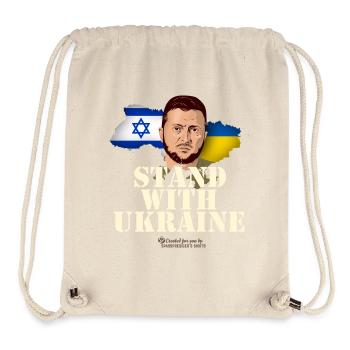 Ukraine Israel Selenskyj - Stanley/Stella recycelter Gym Bag - Naturweiß - Vorne