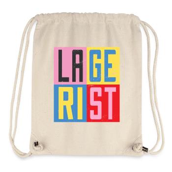 Lagerist Design - Stanley/Stella recycelter Gym Bag - Naturweiß - Vorne