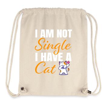 Not Free, I Have a Cat - Stanley/Stella Recycled Gym Bag - natural - Front