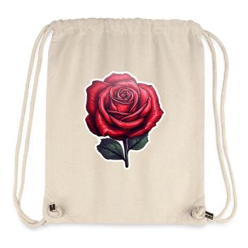 Rose rot - Stanley/Stella recycelter Gym Bag - Naturweiß - Vorne