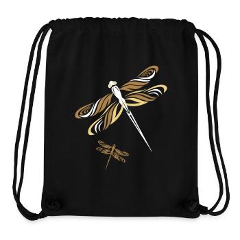 Libelle - Stanley/Stella recycelter Gym Bag - Schwarz - Vorne