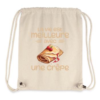 Crêpes Bretagne humour crepe - Stanley/Stella Recycled Gym Bag - natural - Front
