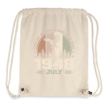 75 years old Aged to perfection born in July 1949 - Stanley/Stella Recycled Gym Bag - natural - Front