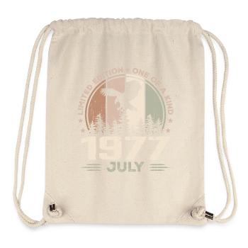 Incomparable since July 1977, 47th Anniversary - Stanley/Stella Recycled Gym Bag - natural - Front