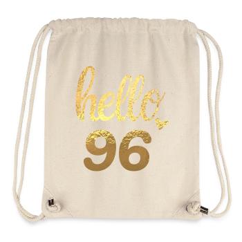 Hello 96 gold - Stanley/Stella Recycled Gym Bag - natural - Front