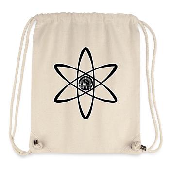 Atomic Utopia - Atom Emblem in Black - Stanley/Stella Recycled Gym Bag - natural - Front