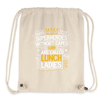Les vraies super-héroïnes - Sac à cordon recyclé Stanley/Stella - blanc naturel - Devant